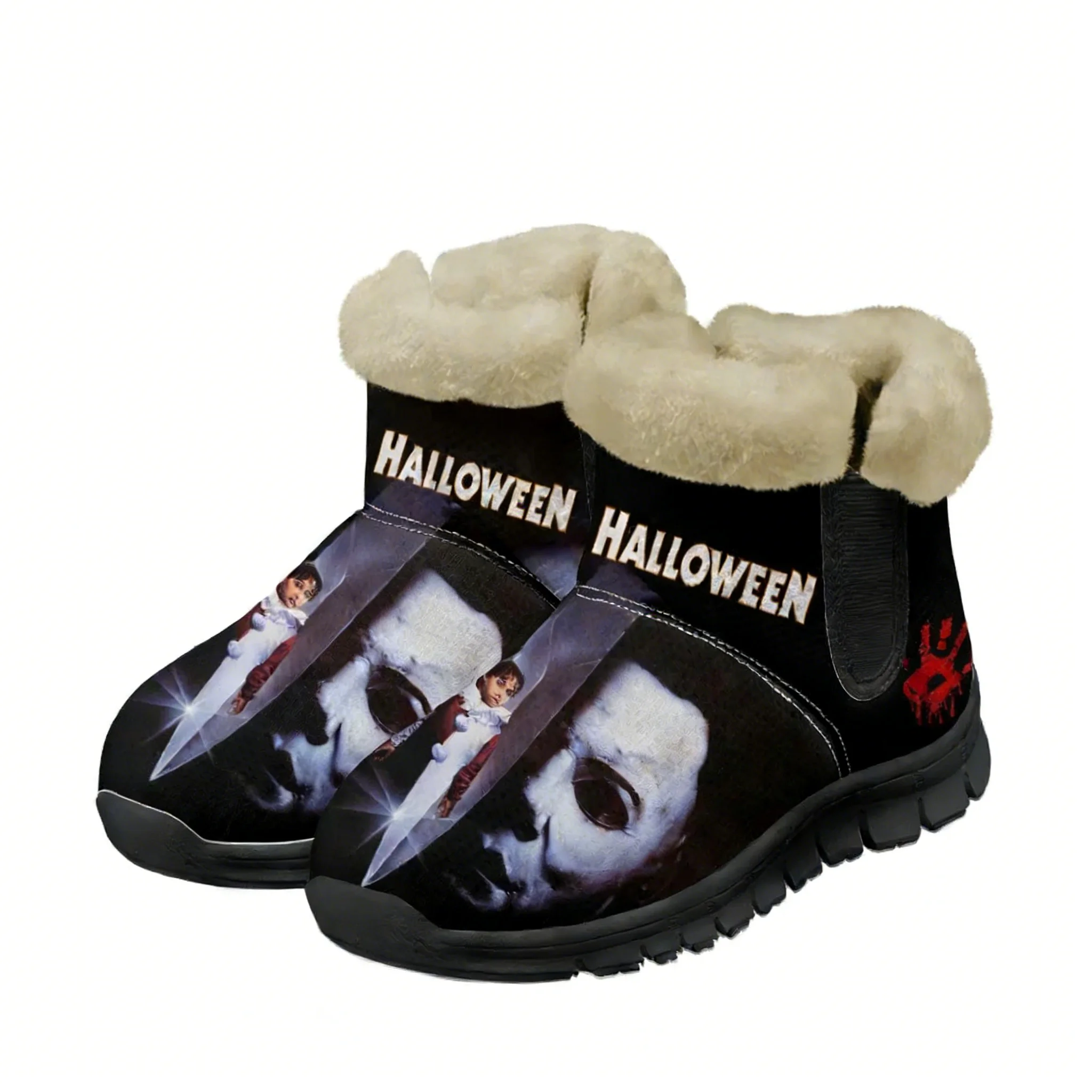 Men Shoes Boots - Michael Myers Halloween Killer Snow Boots