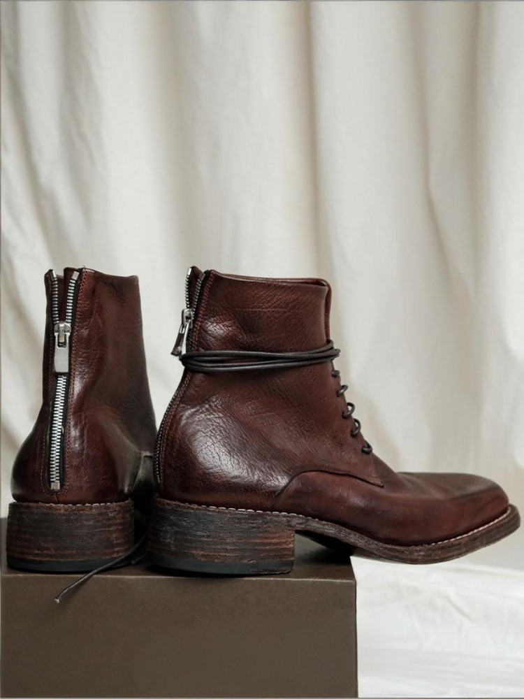 Retro Fashion Male Zipper Genu – обзор и цена Men'S Shoes With Height Increase
