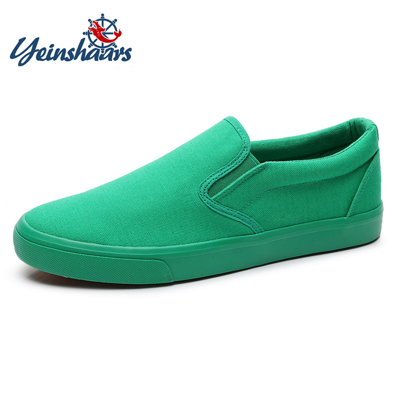 FUQIAO New Canvas Driving Shoe – обзор и цена Men'S Shoes Green And White