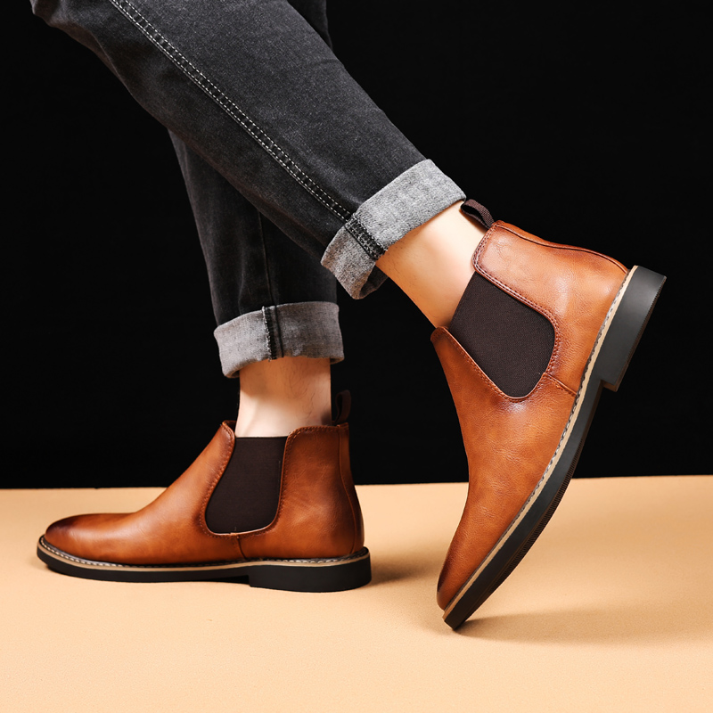 British Style Men's Chelsea Bo – обзор и цена Men Shoes Xxl