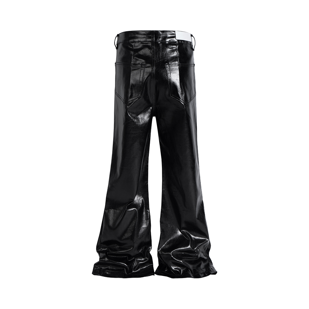 High Street Wide Leg Glossy Pu – обзор и цена Men Shoes Jeans