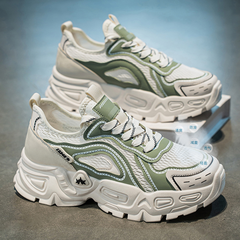 Men's Green White Chunky Dad S – обзор и цена Men'S Shoes Green And White