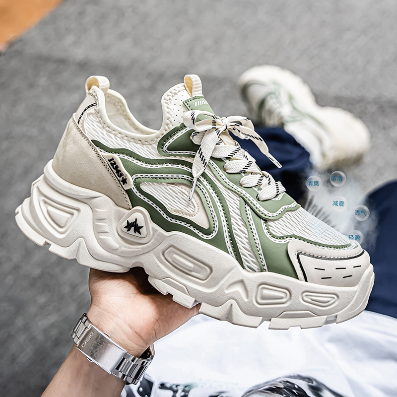 Men's Green White Chunky Dad S – обзор и цена Men'S Shoes Green And White