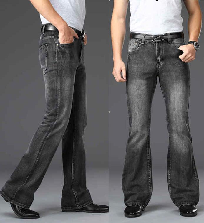 Men's Flared Jeans Loose Men B – обзор и цена Men Shoes Jeans