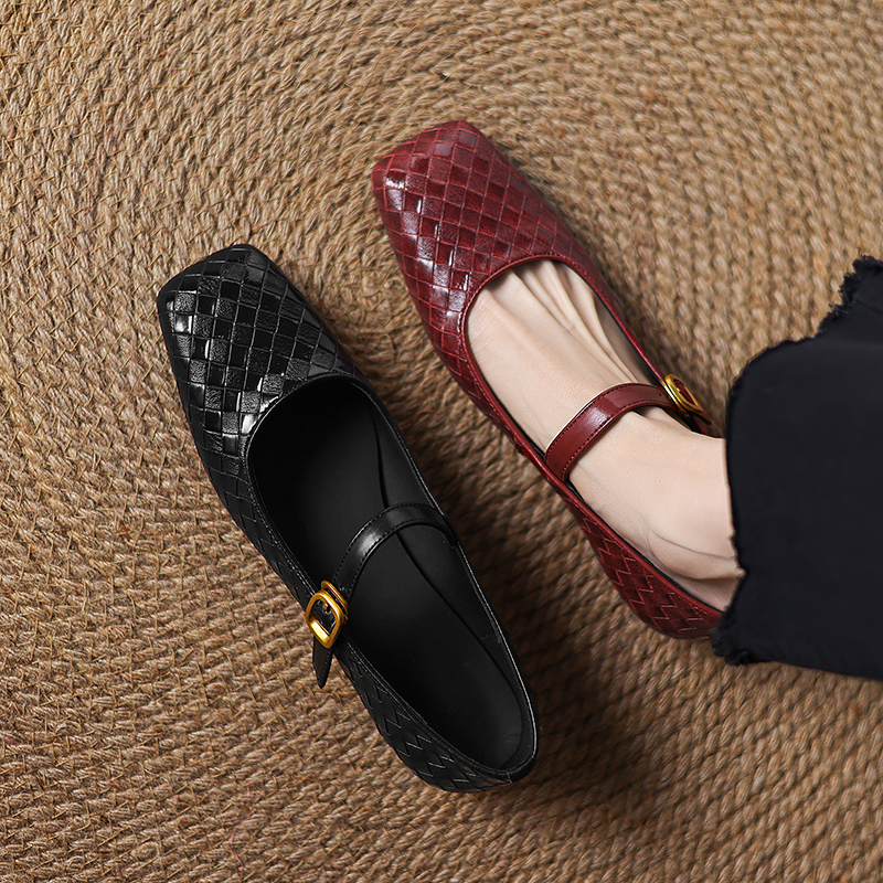 Woven Flat Bottom Mary Jane Wo – обзор и цена Men Shoes Casual