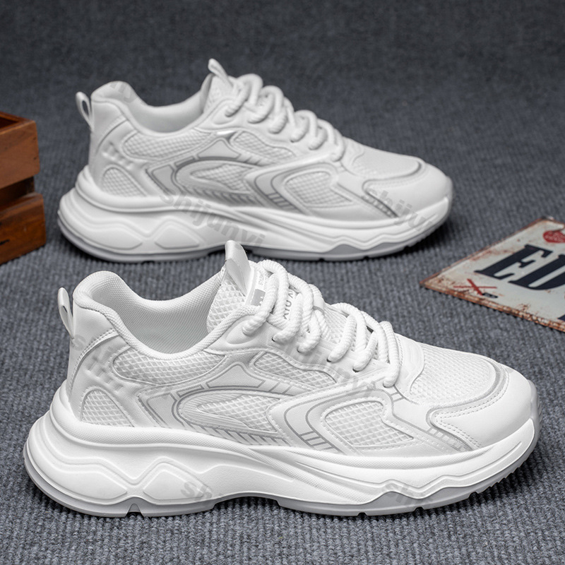 Men White Sneakers Summer New  – обзор и цена Men'S Shoes Green And White