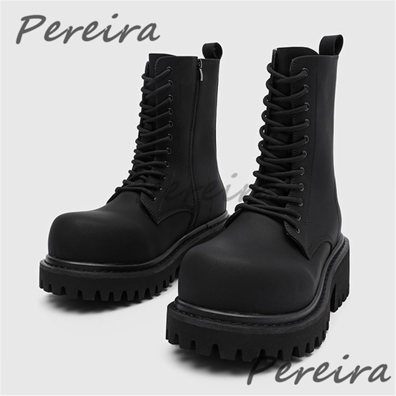 Men's Black Thick Soled High T – обзор и цена Men Shoes Xxl