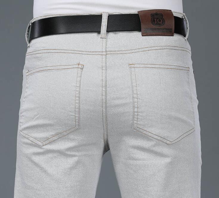 Men's Beige Loose Jeans Fashio – обзор и цена Men Shoes Jeans