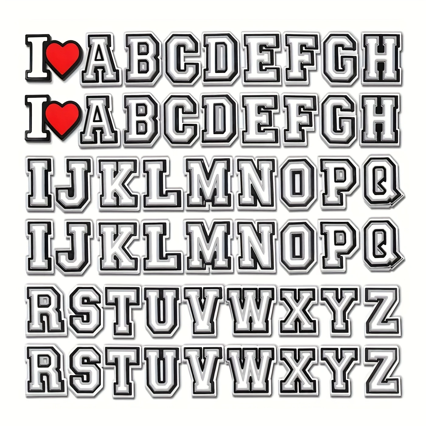 54Pcs Alphabet Shoe Charms - S – обзор и цена Men Shoes Variety